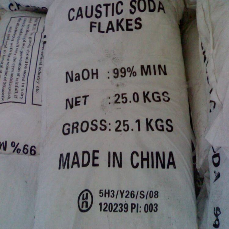 China-fabrikant Flakes / Pearls / Solid 99% (Natriumhydroxide, NaOH) Bijtende soda